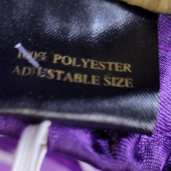 Purple Dress Hat Crushable Packable Deep Purple Satin Band and Pink Feathers - Picture 15 of 15